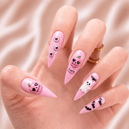Blush Ghoul Society - Personalized Press-On Nails