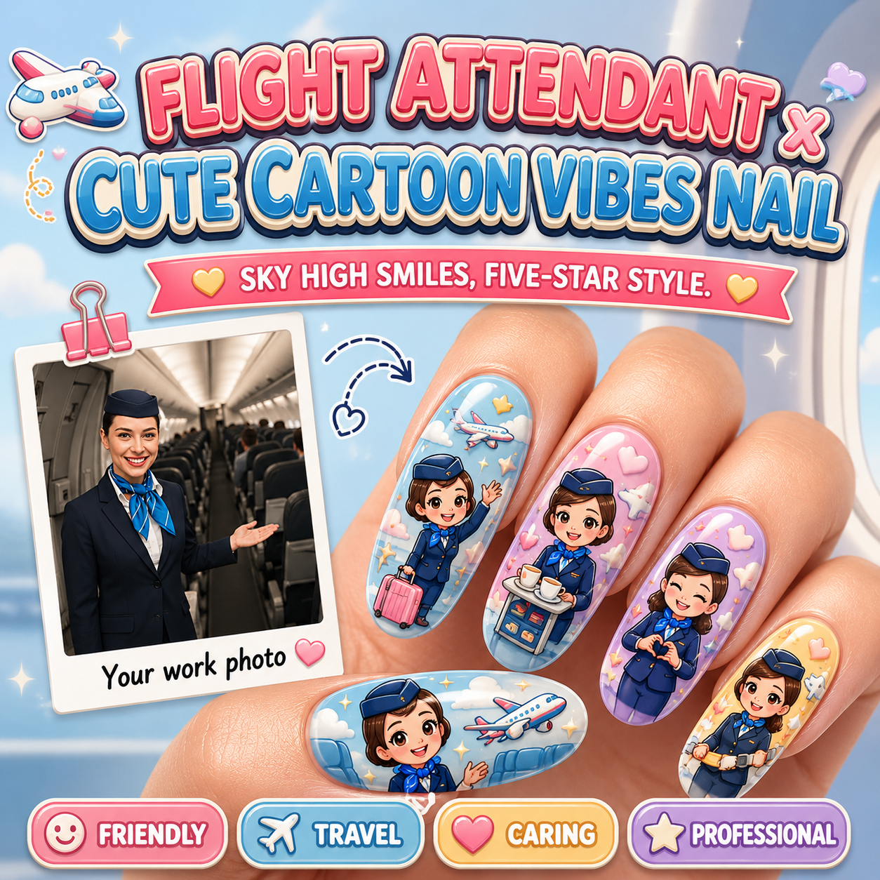 CUSTOMIZE CAREER NAILS